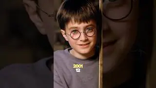 Harry Potter cast transformation (2001-2025). #harrypotter #shorts