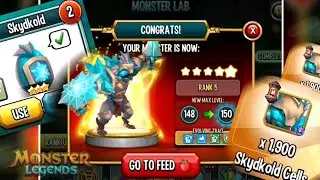Ranking Skydkold to Rank 5 for Team War vs DRAGON'S_FIRE (Monster Legends)