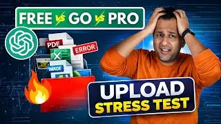 ChatGPT File Upload Limit in Free vs Paid Version - PDF / Excel Upload Limits in Free vs Go vs Plus