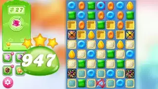 Candy Crush Jelly Saga Level 947 (NO BOOSTERS) || 3 Stars 🌟🌟🌟