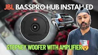 JBL Woofer with inbuilt amplifier | Installed in stepney | Next Level Bass 🔊🤯