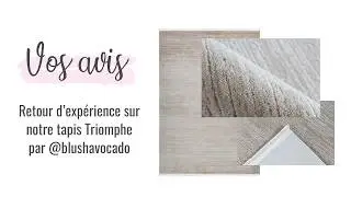 Tapis ray&eacute; en acrylique avec franges &agrave; m&egrave;ches courtes Triomphe | Retour d'exp&eacute;rience