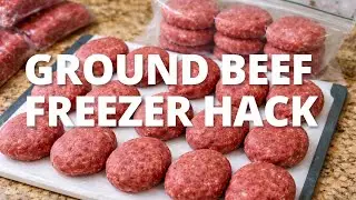 Easy Flavorful Ground Beef Freezer Hack Cutlets Patties | Meal Prep + Recipe