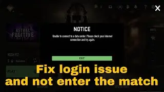 Warzone Mobile | How to fix login issue and unable to connect to a data