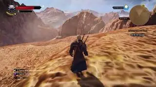 The Witcher 3 [Ddiddiwedht Desert] - Exploring outside the map