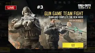 COD Mobile: Playing Gun Game: Team Fight MP Mode on LIVE! (PART 3) | Milton37LiveCODM