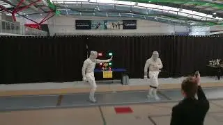 Quarter-final, Senior Men's Sabre- NZ Nationals & Oceania Championships 2025 - Ko (NZ) v Chen (AUS) 