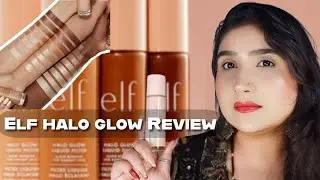Elf Halo Glow Liquid Filter | Shade 01 Shade 02 Elf halo glow liquid filter swatches oxidation test