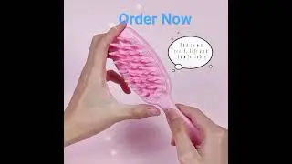 silicone shampoo brush scalp Massager