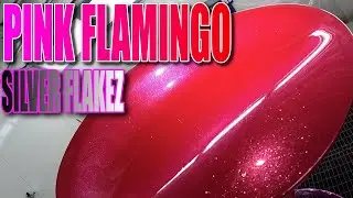 Pink Flamingo Candy Basecoat - Silver FlakeZ - Diamond Clear
