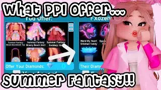 What People OFFER for Summer Fantasy Set! Woah! | Roblox Royale High