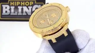 Super Techno Diamond Watch | Hip Hop Gold Watches M6276