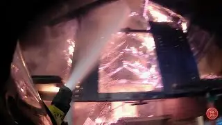 Požar u pilani (3) / Sawmill fire (3) - Vatrogasci Prijedor, 04.03.2022.
