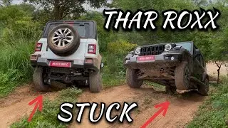 THAR ROXX Offroading Uphill And Downhill Test🚀||Sonu Saini||