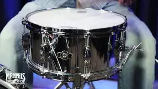 George H. Way 14x6.5 Hollywood Chrome Over Brass Snare Drum