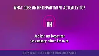 What does an HR department actually do
