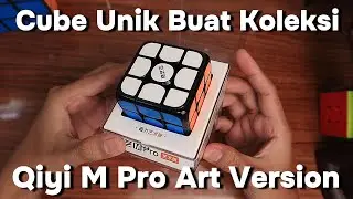 Cube Black Base Tiled Unik - Review Qiyi M Pro Art Version