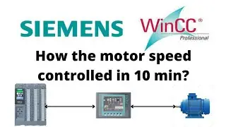 Recipe in WinCC | Motor Speed Control in WinCC | Create recipe in WinCC | Recipe speed control