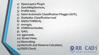 Plugins Indispens&aacute;veis para o QGIS (vers&atilde;o 3)