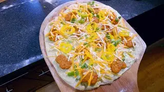 Рецепт домашнего ранчо: как приготовить вегетарианскую пиццу с курицей