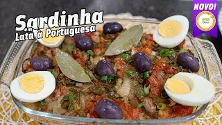 SARDINHA EM LATA À PORTUGUESA FAZENDO SIMPLES E RÁPIDO PARA SEU ALMOÇO DE PÁSCOA  #1110