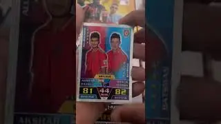 cricket attax 16/17card unboxing #newcollection #youtubeshorts