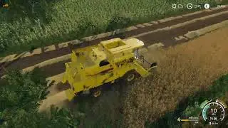 oat harvest and baling/grandpas old farm/fs19 ep03
