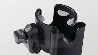 SUNVENO Stroller Universal Cup Holder, 360 Degrees Rotation 2 in 1 Large Bottle Holder