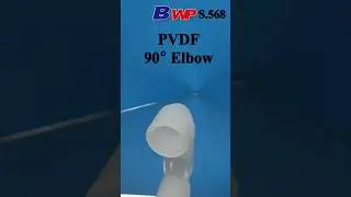 PVDF 90&deg; Elbow. ASUNG Plastic Valve. BWP