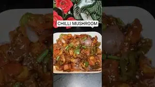 MUSHROOM CHILLI RECIPE #shorts #mushroom #shortsfeed #recipe #crispy  #cooking #viral #trending #yt