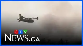 Halifax using borrowed water bombers for wildfire