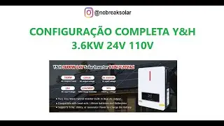 Configura&ccedil;&atilde;o completa do Y&H de 3.6kw 24v 110v