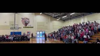 Greenfield Intermediate School's Veterans Day Program celebration song and dance 2025