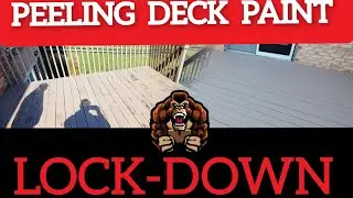 Deck Restoration Painters in Hamilton, Ohio perform Peeling Deck Paint Lockdown Encapsulation