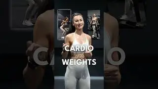 CARDIO vs WEIGHTS - which is better for weight loss? 🤔 #shorts