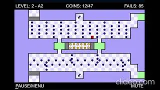 The World's Hardest Game 3 Level 2 Highlights (Nearly Impossible !!!)