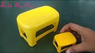 Vim Bottle Miniature Craft | Plastic Bottle Craft | Best out of waste DIY Project | Mini Chair DIY