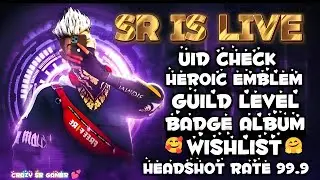 SR IS LIVE👻 FREE FIRE LIVE UID CHECK GUILD TEST 1V4🔥#freefirelive #raistar  #shorts #live #facecam