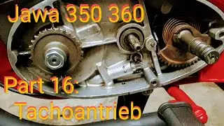 Jawa 350 Typ 360 Restauration Part 16: Tachoantrieb 🤔