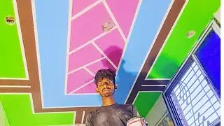The Right Way to Color a Ceiling Using Masking Tape