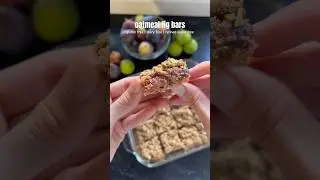 oatmeal fig bars #shorts