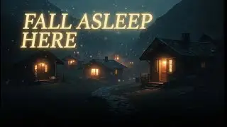 Fall Asleep Instantly: The Quiet Mountain Village (Rain & Fireplace Sleep Story)