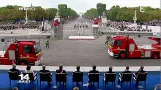 Défilé du 14 juillet 2011 - SAPEURS-POMPIERS DE PARIS
