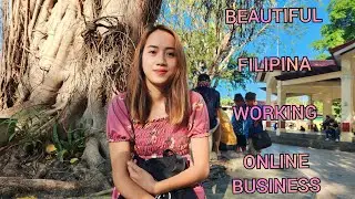 BEAUTIFUL FILIPINA WORKING ONLINE BUSINESS.@GEORGIEESPRAGERA