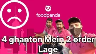 Panda Rider: 4 Ghanton Mein 2 Order || Haider Daily Life #foodpanda#viralvideo