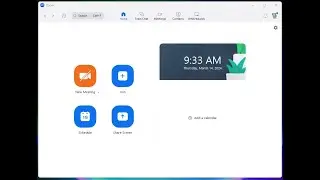 Zoom Update