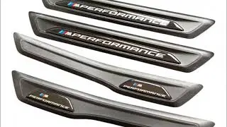 Inserts for the standard plastic door sills of BMW x3 F25 M Performance