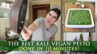 Easy Vegan Pesto Recipe with Kale & Almonds