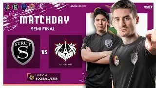 🔴LIVE STRUT VS MS ESPORTS |  SEMIFINAL GAMERSPOT FCC CLASH OF CLANS | CASTER SOCKERS