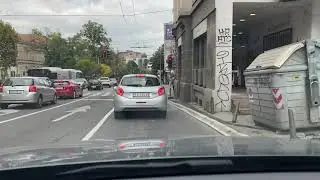 Beograd, voznja, Nemanjina - Skupstina Srbije - hala Pionir